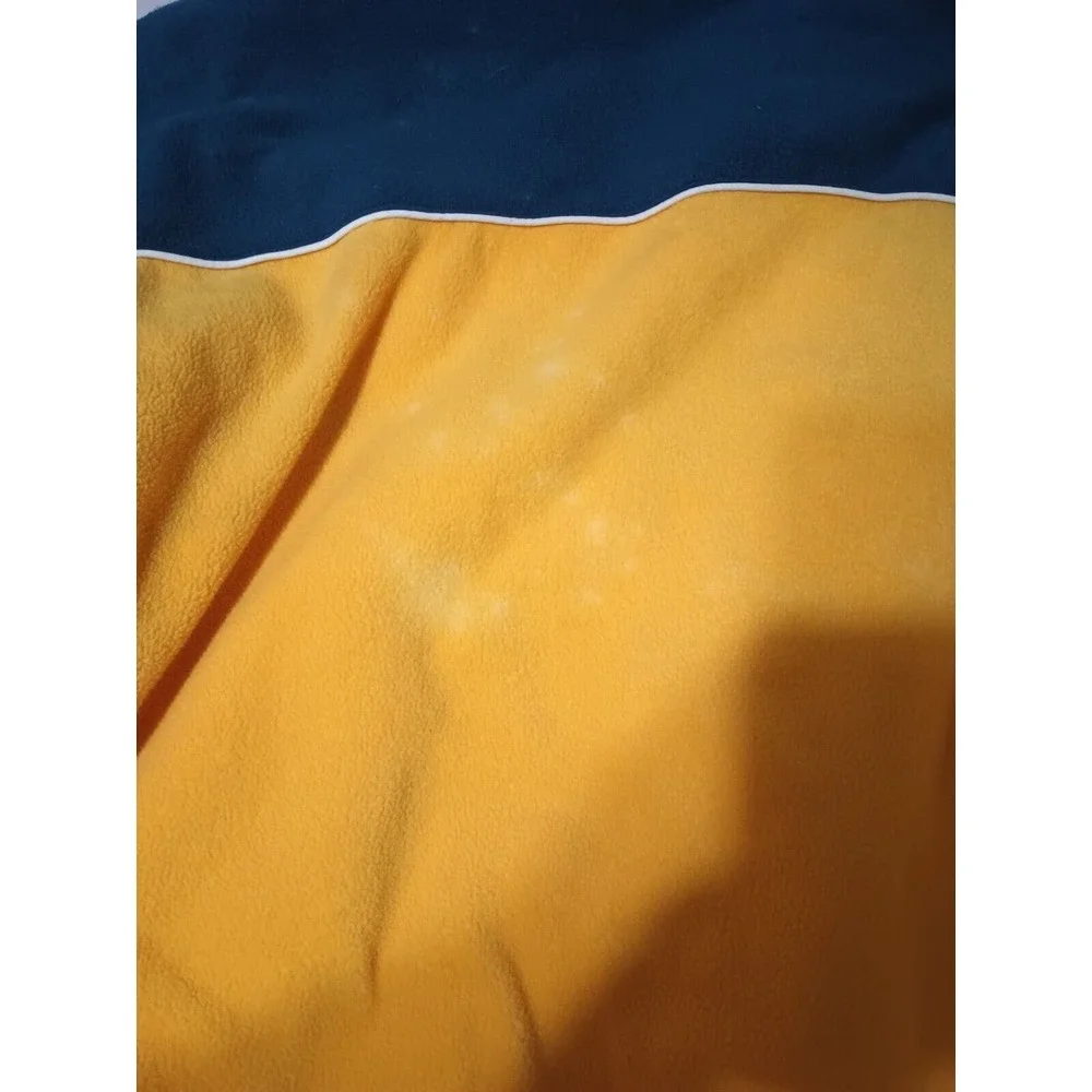 Vintage St Louis Blues Hockey Men's Reversible Jacket Blue‎ & Gold Size XL
